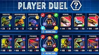 BATTLE MODS COMMON VS LEGENDARY & SUPERHYBRIDS | JURASSIC WORLD THE GAME