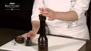 Как наполнить и отрегулировать мельницу для перца | ATCO Blue Flame Kitchen