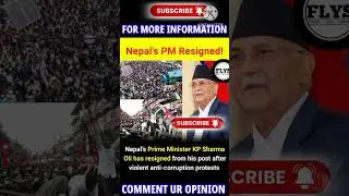 Nepal PM Resigns Amid Mass Protests | Political Crisis 2025 #shortsfeed