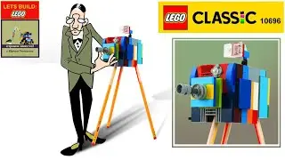 Lego 10696 Camera MOC 🎥📹📸 How to Build Vintage Kodak Camera from LEGO Classic. Save Money & Space.