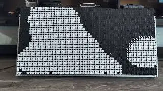 Lava Lamp Sim on a Flip Dot Display