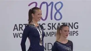 Awards Ceremony World 2018 France Juniors, Seniors / Награждение на ЧМ 2018 по фигурному катанию