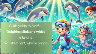 Swimming with the Dolphins 🌊🐬 | Fun Ocean Song for Kids | Babbleoo