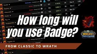How Long Will You Use Badge of the Swarmguard in Classic Wrath?