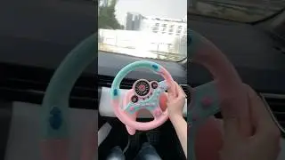 МИЛЕЙШИЙ РУЛЬ🥰😍! Оцените по 10-балльной шкале #распаковка #машина #инструменты #водитель #лайфхаки