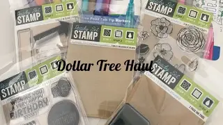 Dollar Tree Haul: Ready Set Clear Stamps And Liqui-Mark Color Therapy Felt Markers