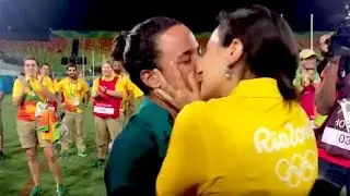Rio 2016: Kiss impressive lesbian couple after winning the Olympic Gold Medal
