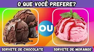 Jogo das Escolhas: Teste Suas Prefer&ecirc;ncias de Comida!