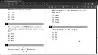 PAA 2022 parte de matematicas del 6-9
