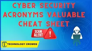 Cyber Security acronyms valuable cheat sheet ♨