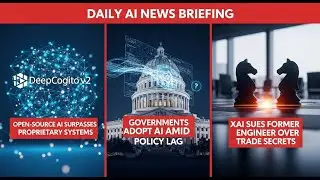 Daily AI News: DeepCogito v2, xAI Sues OpenAI employee, Washington State AI Governance | AICI 31/08