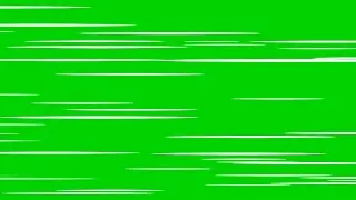 Anime Speed Lines Green Screen