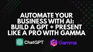 Build a Custom GPT AND a Pro Presentation in Minutes