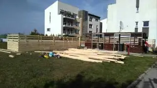 Executat imprejmuiri gard lemn &ndash; complex Feli City Bucuresti