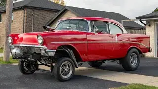 1956 Chevrolet Bel Air Sport Coupe 396ci Supercharged V8 Walk-around Video