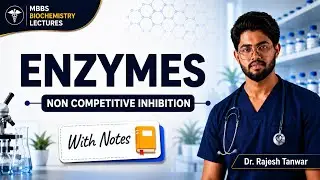 Non-Competitive Inhibition in Enzymes🔥| Mechanism, Graph & Exam Tricks