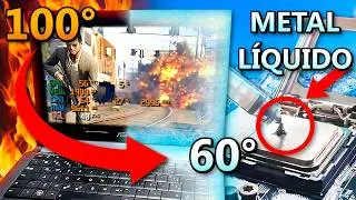 &iquest;El METAL LIQUIDO es MEJOR que una PASTA TERMICA?🤯 PRUEBAS en una LAPTOP (Gama alta del 2012) ✅