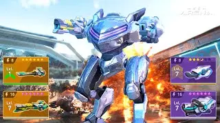Shadow with EM Rifle + Stasis Beam - Mech Arena