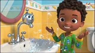 Wash Wash Sparkle Hands  | Hygiene Song for Kids | 3D Cartoon Rhyme