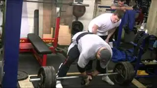 Andy Bolton March 4th 2015 300kg Speed Squat 275kg Speed Deadlifts