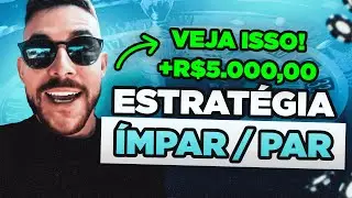 5MIL DE LUCRO NESSA ESTRAT&Eacute;GIA IMPAR E PAR! F&Aacute;CIL E R&Aacute;PIDO NA ROLETA!