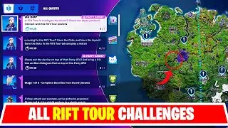 All RIFT Tour Quests Guide - Fortnite Challenges