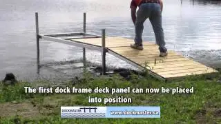 Dockmaster leg dock Installation