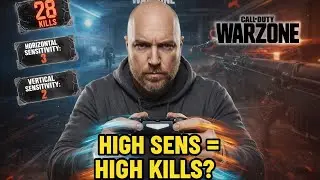 I Moved to HIGH SENSITIVITY and Dropped 28 Kills in Warzone Solos