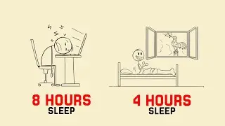 How to Sleep LESS hours and wake up SHARP