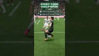 How to do First Time Half Spin with TOTY Putellas 🇪🇸 #eafc #eafc24 #fc24 #fut #football #shorts