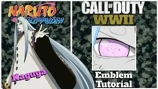 WW2 | Kaguya Otsutsuki [Naruto Shippuden] Emblem Tutorial | CoD World War 2 Emblem Tutorial #14