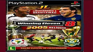 JL. WINNING ELEVEN 8 &ndash; LIBERTADORES E BRASILEIR&Atilde;O 2005 [PS2] RELIQUIA NOSTALGIA 
