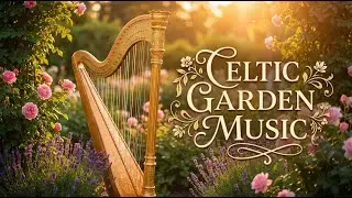 Celtic Harp Music 🌸 Garden Sanctuary Ambience for Relaxation & Meditation