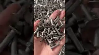How are T-head screws produced? #screw #custom #factory