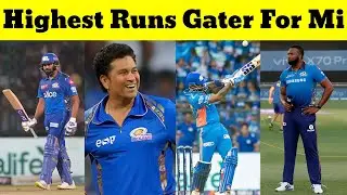 Mumbai Indians&rsquo; All-Time Leading Run Scorers in IPL History | Top MI Batsmen & Their Records!