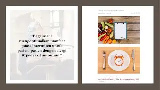 PUASA INTERMITEN UNTUK ALERGI & AUTOIMUN