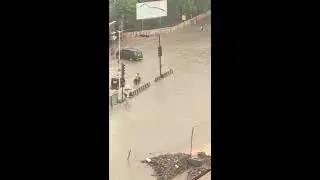 Patna ke paani.(bihar flood situation in patna gandhi maidan)