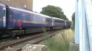Trains at Paignton Level Crossing