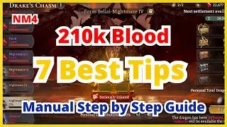 Watcher of Realms Drake's Chasm NM4 210K Blood | 7 Best Tips | Step by step Guide