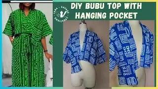 DIY Bubu Top Tutorial | Kimono Top With Comfortable & Stylish Pocket