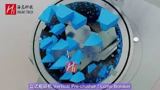 lump breaker-vertical coarse pulverizer-size reduction machine