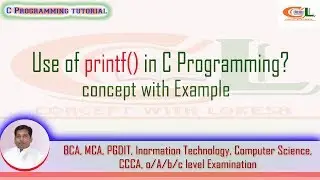 Topic 5- printf() # How to use printf() in C Programming?