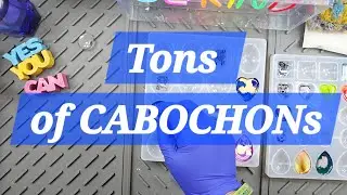 317/ CABOCHON Crazy 🤪 In Let's Resin CABOCHON Molds #tutorial #resin #resincrafts #resinart 