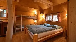 Baumhaus Au&szlig;en- und Innenansicht f&uuml;r 2-4 Personen | Natur-Resort Tripsdrill