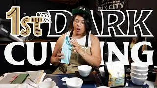 My first dark roast cupping table ft. Mosaic Coffee
