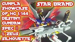 DESTINY GUNDAM Spec Ⅱ & ZEUS SILHOUETTE HG 1/144 GUNPLA SHOWCASE | MOBILE SUIT GUNDAM SEED FREEDOM 