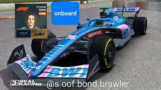 Real Racing 3 -Alpine A522 f1-22 - Fernando Alonso-Circuit des Spa-Francochamps📍Belgium#ayrtonsenna 
