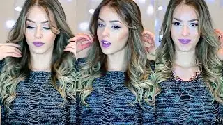 ARRUME-SE COMIGO: Minha maquiagem coringa, cachos com chapinha e look ♥