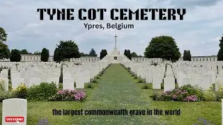 TYNE COT CEMETERY, the largest commonwealth war graves WW1 /Espanyolang PINAY