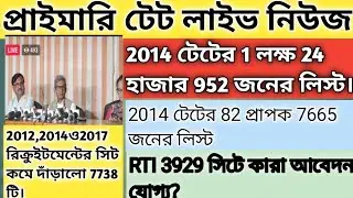 Primary Tet 2014 Latest news/Primary tet 2017 vacancy/RTI case Update/#primary_tet #primary_tet_2014